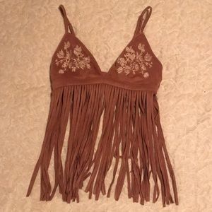 Fringe top